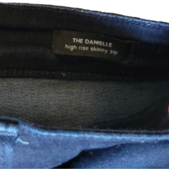 Joe's Jeans Who Wore What Denim The Danielle High Rise Skinny Size 24 - Picture 6 of 6